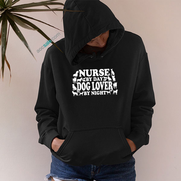 Nurse By Day Doglover Hoodie