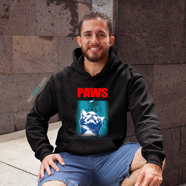 Paws Cat Watching Mouse Hoodie