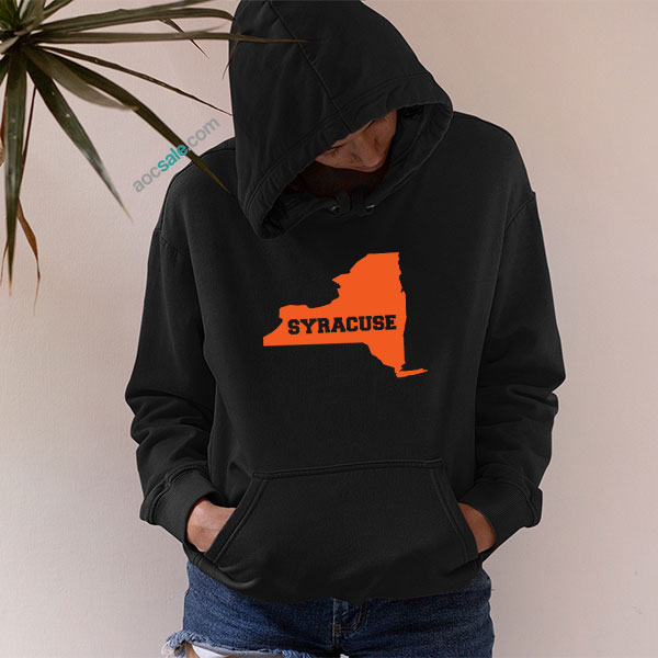 Syracuse In State Map Hoodie