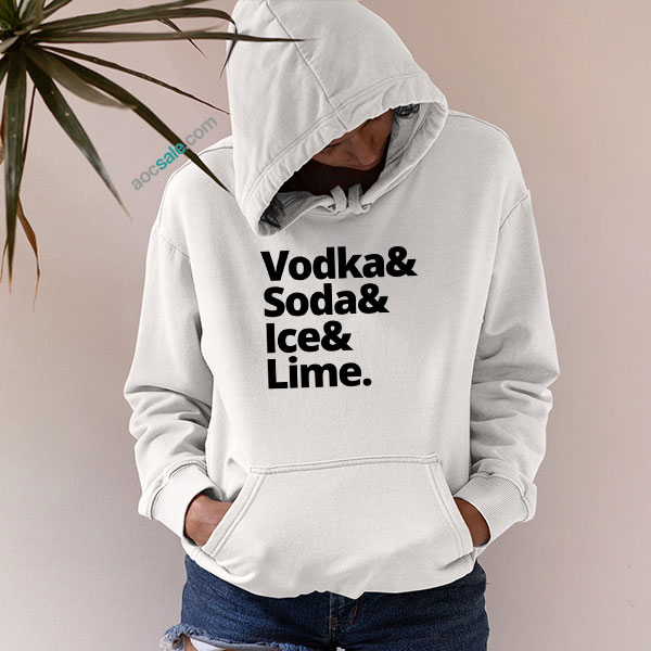 Vodka Soda Ice Lime Hoodie