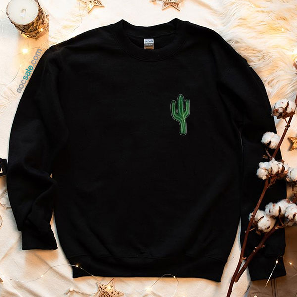 Cactus Pocket Style Sweatshirt
