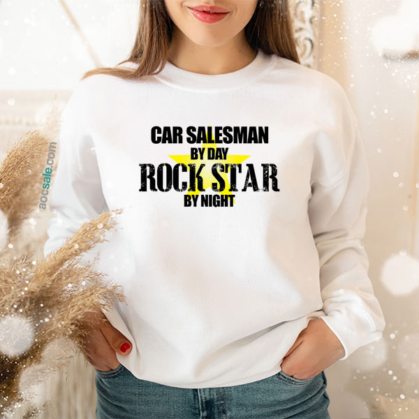 Car Salesman Rocker Sweatshirt