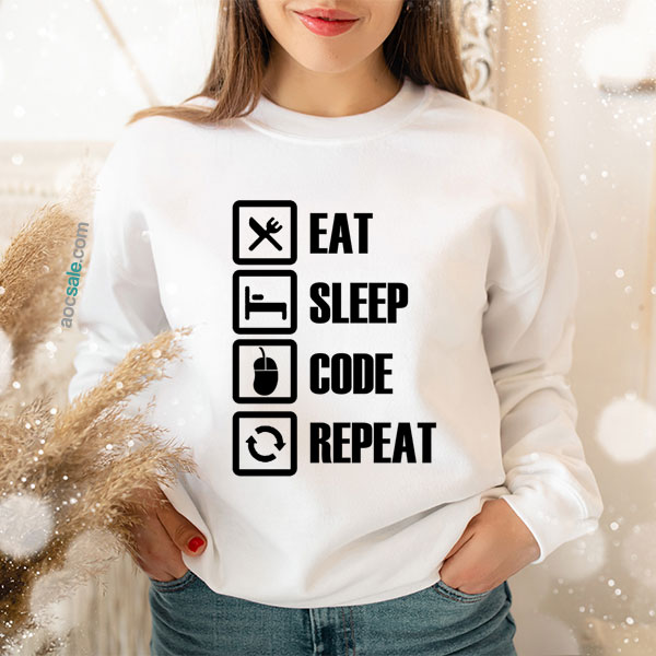 Eat Sleep Golf Repeat Sweatshirt