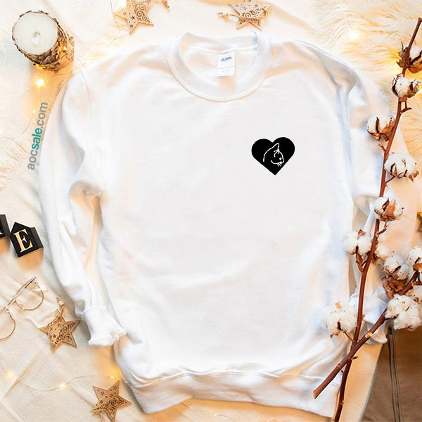 Heart Cat Sweatshirt