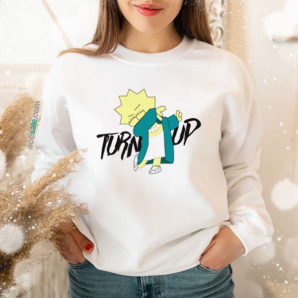Lisa Simpson Turn Up Sweatshirt