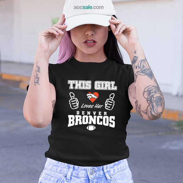 Bronco Football T shirt