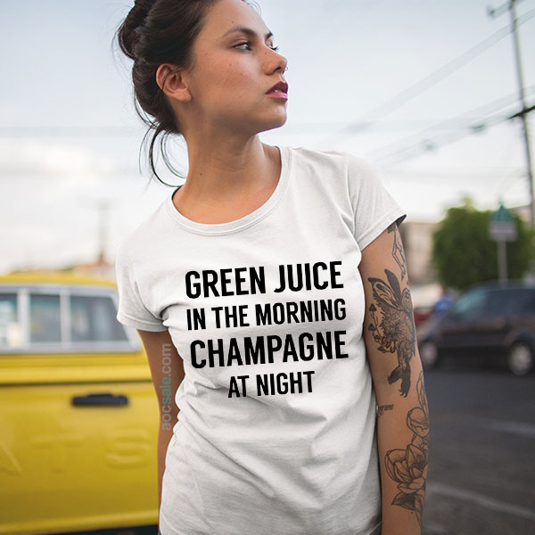The Morning Champagne T shirt