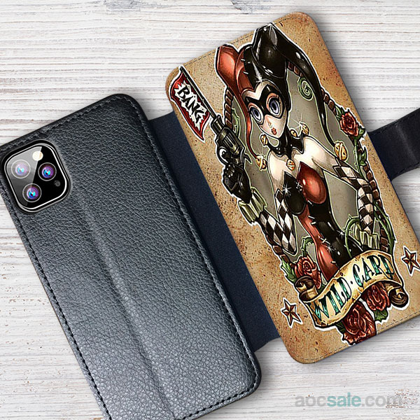 Harley Quinn Wallet iPhone Case aocsale