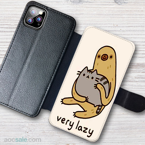 Cat and Sloth Wallet iPhone Case