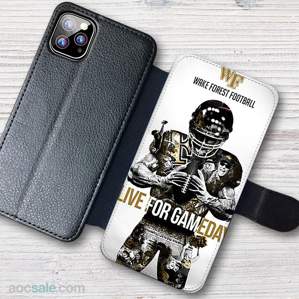 Wake Forest Football Wallet iPhone Case