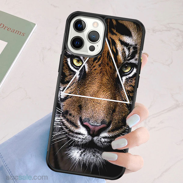 Triangle Tiger iPhone Case