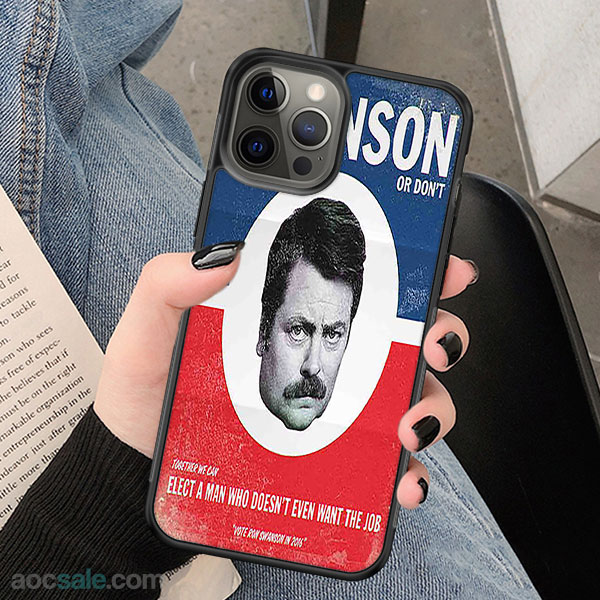 Vote Ron Swanson iPhone Case