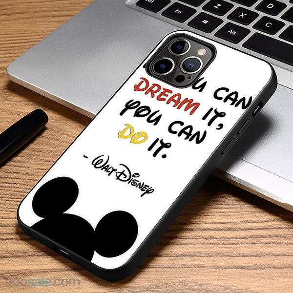 Walt Disney Quote iPhone Case