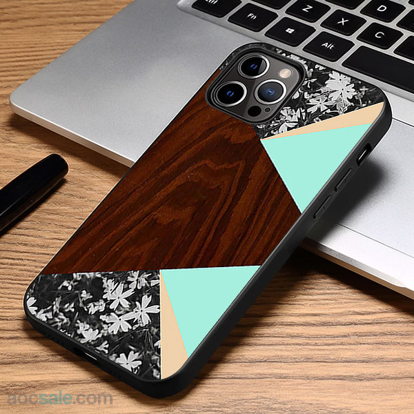Wood Floral iPhone Case