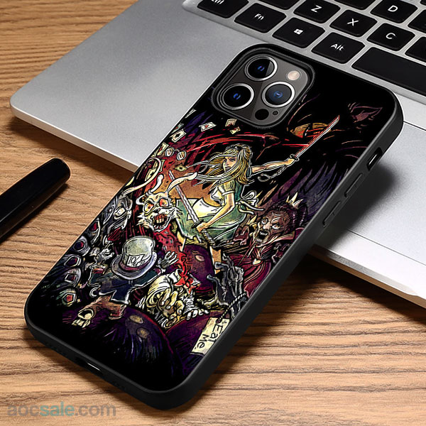 Zombies in Wonderland iPhone Case